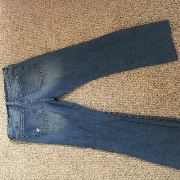 SP Black distressed jeans with bootcut flare - Picture 3 of 4